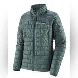 Women’s size Small Patagonia nano puff jacket in teal